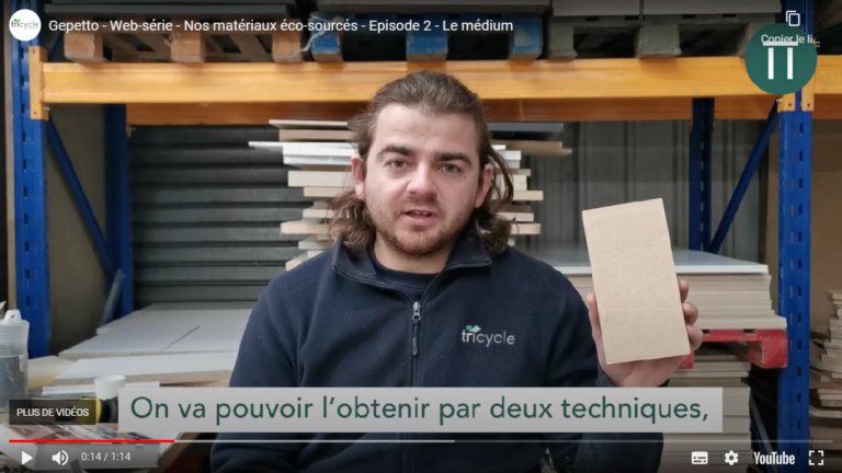 Lire la suite à propos de l’article Nos matériaux éco-sourcés : Episode 2 – Le médium